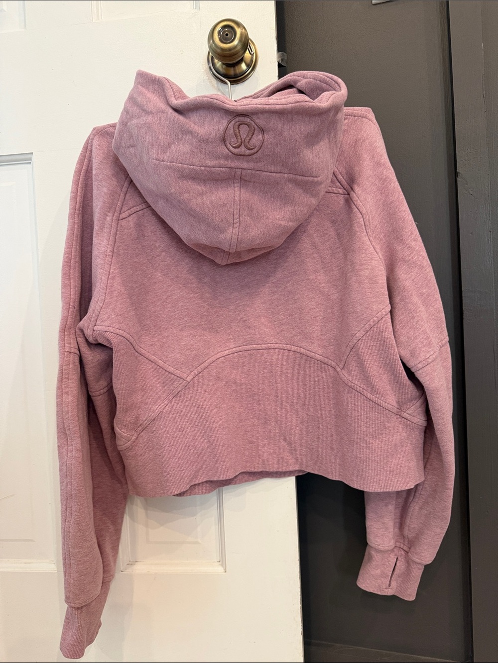 lululemon athletica Dusty Rose Cropped Hoodie
